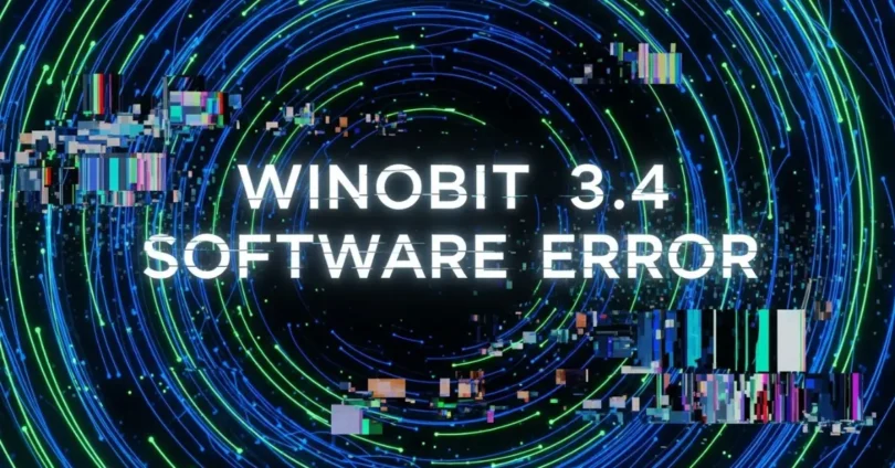 winobit3.4 software error